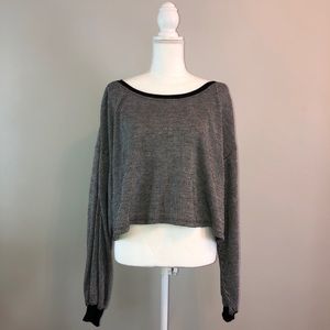 Lined Long-sleeve Crop-top 2XL from TJ Maxx